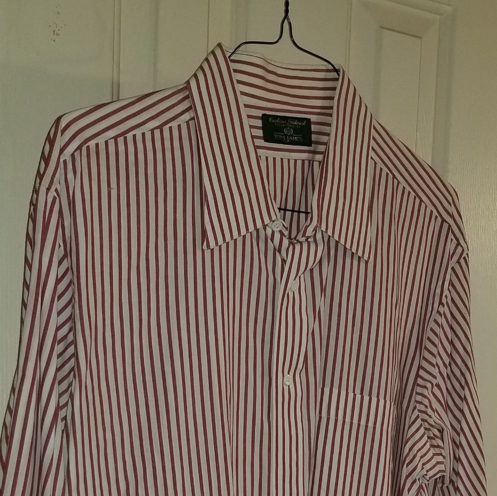 Tom James XXL long sleeved dress shirt